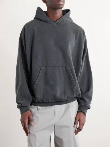 Remi Relief Cotton-Jersey Hoodie - Men | Thumbnail 3