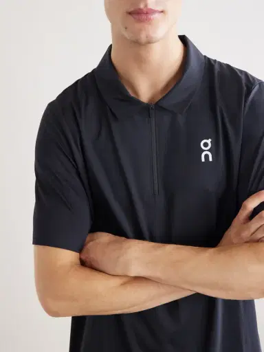 ON Court Logo-Printed Shell Polo Shirt - Men | Thumbnail 5 ON Court Logo-Printed Shell Polo Shirt - Men | Thumbnail 5