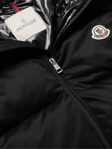 Moncler Sanbesan Shell-Trimmed Quilted Tech-Jersey Hooded Down Jacket - Men | Thumbnail 4