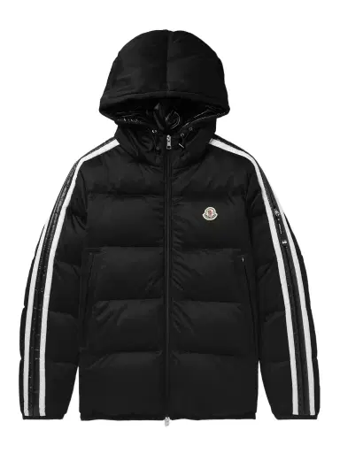 Moncler Sanbesan Shell-Trimmed Quilted Tech-Jersey Hooded Down Jacket - Men | Thumbnail 1