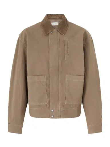 Dries Van Noten Corduroy-Trimmed Cotton-Canvas Jacket - Men | Thumbnail 1
