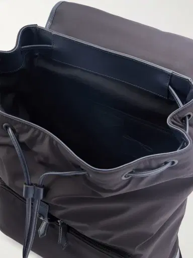 Montblanc Panorama Leather-Trimmed Shell Backpack - Men | Thumbnail 6