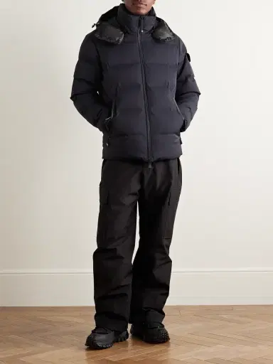 Moncler Grenoble Montgetech Logo-Appliquéd Quilted Stretch-Nylon Hooded Down Ski Jacket - Men | Thumbnail 2