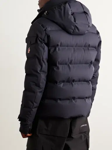 Moncler Grenoble Montgetech Logo-Appliquéd Quilted Stretch-Nylon Hooded Down Ski Jacket - Men | Thumbnail 3