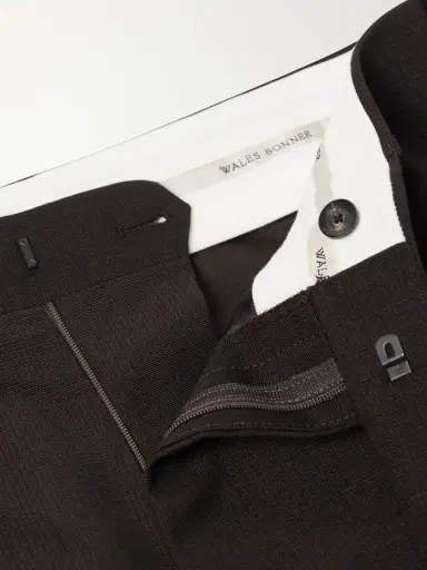 Wales Bonner Alto Straight-Leg Virgin-Wool Trousers - Men | Thumbnail 6