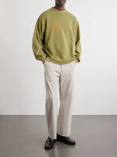 Remi Relief Straight-Leg Cotton-Twill Trousers - Men | Thumbnail 2