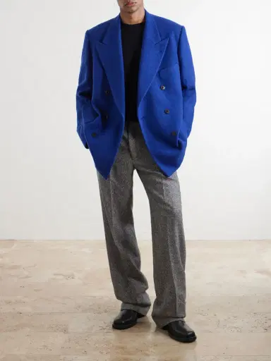 Dries Van Noten Bosier Double-Breasted Wool Blazer - Men | Thumbnail 2