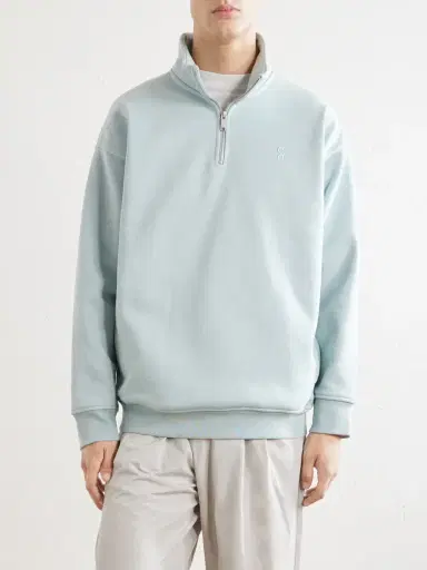 ON Logo-Embroidered Organic Cotton-Blend Half-Zip Sweatshirt - Men | Thumbnail 3