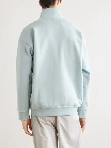 ON Logo-Embroidered Organic Cotton-Blend Half-Zip Sweatshirt - Men | Thumbnail 4