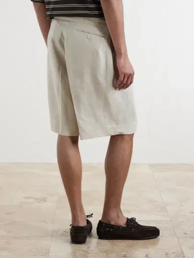 Kaptain Sunshine Gurkha Straight-Leg Linen and Silk-Blend Shorts - Men | Thumbnail 4 Kaptain Sunshine Gurkha Straight-Leg Linen and Silk-Blend Shorts - Men | Thumbnail 4