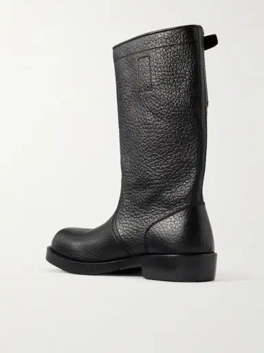 Dries Van Noten Grained Leather Boots - Men | Thumbnail 4