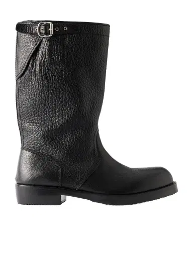 Dries Van Noten Grained Leather Boots - Men | Thumbnail 1