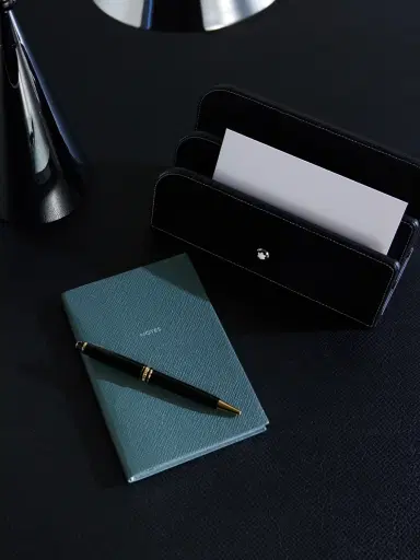 Smythson Chelsea Cross-Grain Leather Notebook - Men | Thumbnail 2 Smythson Chelsea Cross-Grain Leather Notebook - Men | Thumbnail 2
