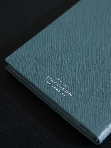 Smythson Chelsea Cross-Grain Leather Notebook - Men | Thumbnail 3 Smythson Chelsea Cross-Grain Leather Notebook - Men | Thumbnail 3