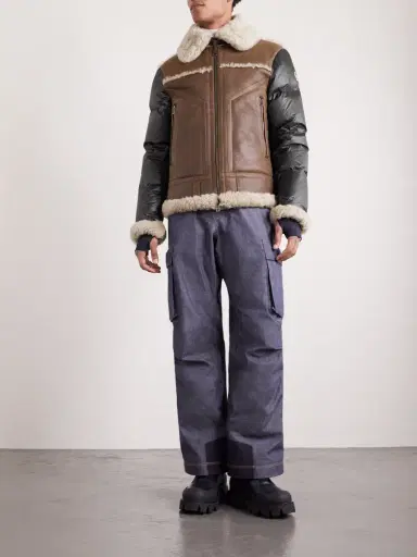 Moncler Grenoble Argens Padded Shearling and Shell Jacket - Men | Thumbnail 2 Moncler Grenoble Argens Padded Shearling and Shell Jacket - Men | Thumbnail 2