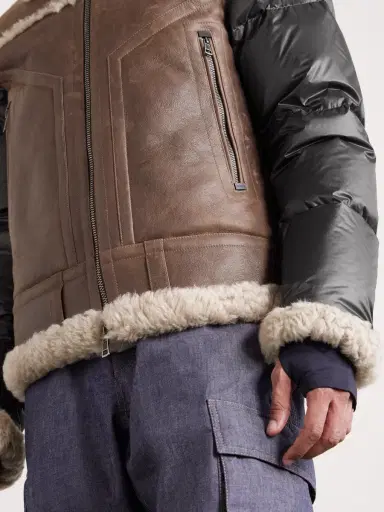 Moncler Grenoble Argens Padded Shearling and Shell Jacket - Men | Thumbnail 5 Moncler Grenoble Argens Padded Shearling and Shell Jacket - Men | Thumbnail 5