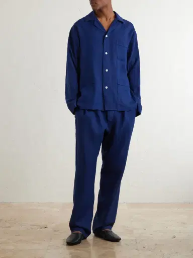 Anderson & Sheppard Linen Pyjama Set - Men | Thumbnail 2 Anderson & Sheppard Linen Pyjama Set - Men | Thumbnail 2