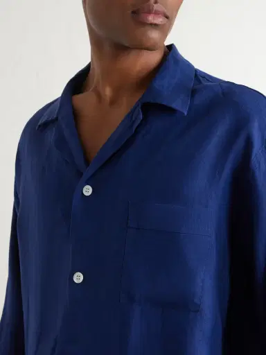 Anderson & Sheppard Linen Pyjama Set - Men | Thumbnail 5 Anderson & Sheppard Linen Pyjama Set - Men | Thumbnail 5
