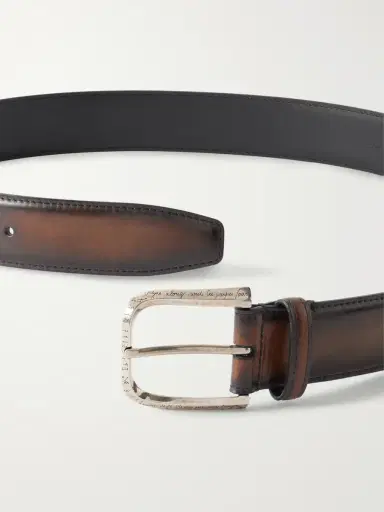 Berluti Venezia Leather Belt - Men | Thumbnail 3 Berluti Venezia Leather Belt - Men | Thumbnail 3