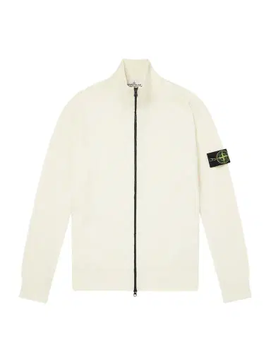Stone Island Ribbed Cotton Zip-Up Sweater - Men | Thumbnail 1 Stone Island Ribbed Cotton Zip-Up Sweater - Men | Thumbnail 1