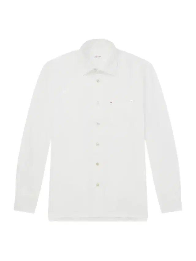 Kiton Straight Cut Linen Shirt - Men