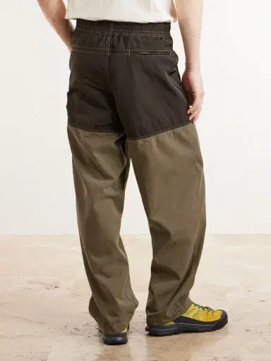 Stone Island Wide-Leg Garment-Dyed Organic Panama Cotton Trousers - Men | Thumbnail 4 Stone Island Wide-Leg Garment-Dyed Organic Panama Cotton Trousers - Men | Thumbnail 4