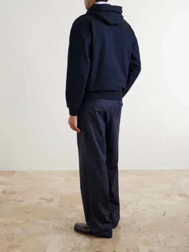 Aimé Leon Dore Logo-Embroidered Cotton-Jersey Hoodie - Men | Thumbnail 4