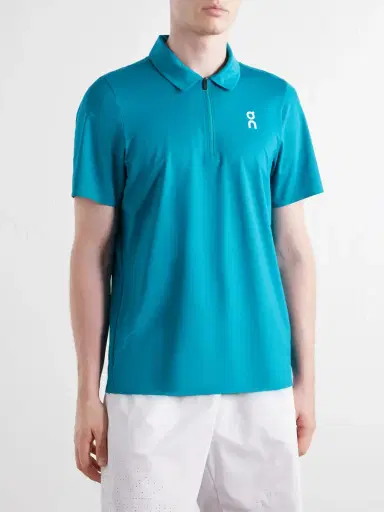 ON Court Logo-Printed Shell Polo Shirt - Men | Thumbnail 3 ON Court Logo-Printed Shell Polo Shirt - Men | Thumbnail 3