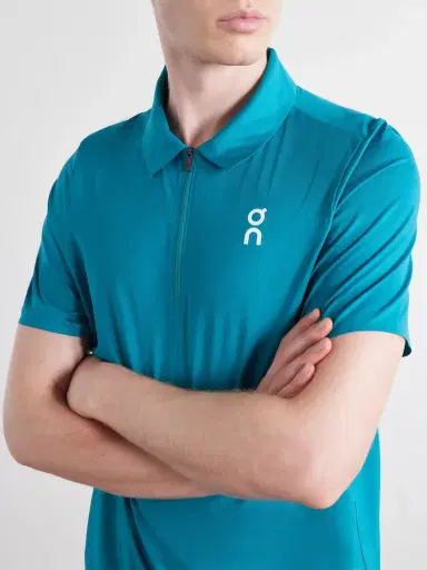 ON Court Logo-Printed Shell Polo Shirt - Men | Thumbnail 5 ON Court Logo-Printed Shell Polo Shirt - Men | Thumbnail 5