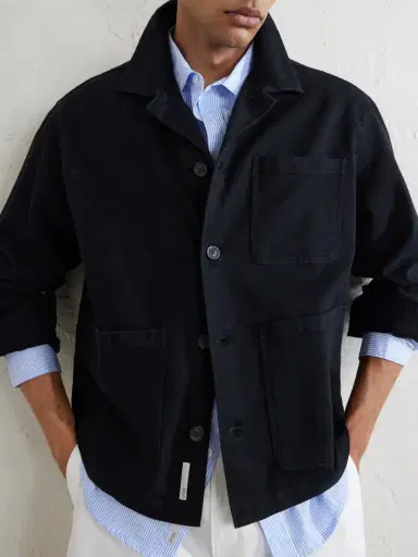Onia Cotton-Blend Twill Chore Jacket - Men | Thumbnail 5 Onia Cotton-Blend Twill Chore Jacket - Men | Thumbnail 5