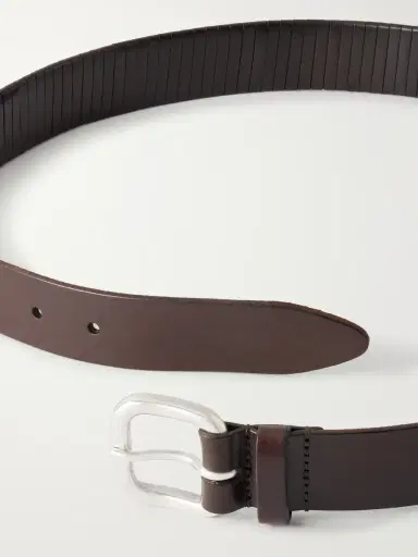 Anderson's 3cm Woven Leather Belt - Men | Thumbnail 4