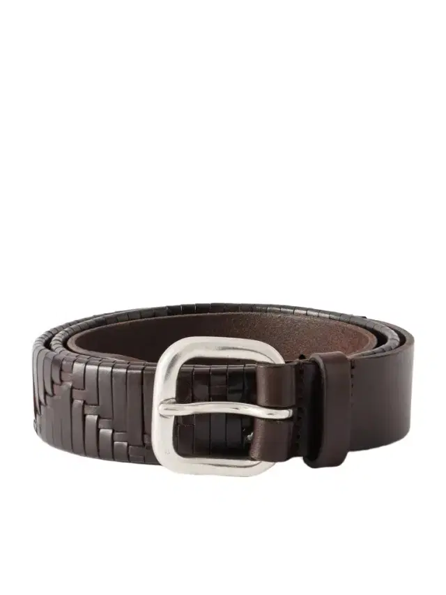 Anderson's 3cm Woven Leather Belt - Men