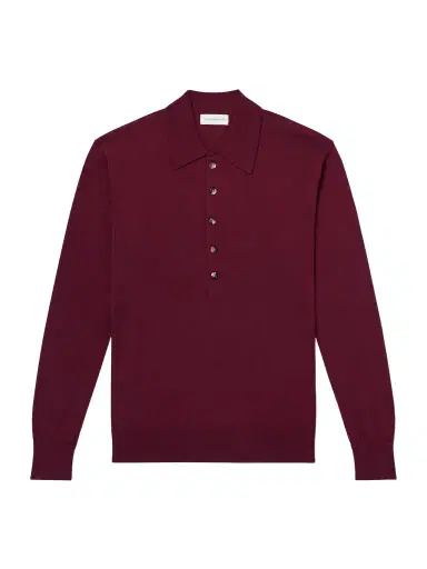 Dries Van Noten Muano Merino Wool Polo Shirt - Men | Thumbnail 1