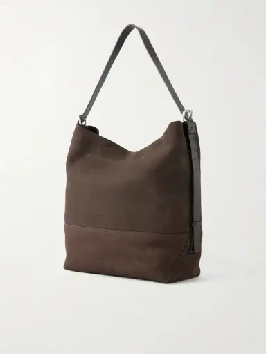 Lemaire Belted Nubuck Leather Tote Bag - Men | Thumbnail 4
