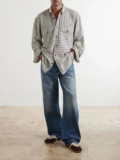 Dries Van Noten Cromo Checked Cotton-Blend Flannel Shirt - Men | Thumbnail 2