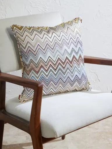 Missoni Home Jarris Striped Cotton Cushion - Men | Thumbnail 1 Missoni Home Jarris Striped Cotton Cushion - Men | Thumbnail 1