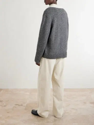 De Bonne Facture Gardian Wide-Leg Cotton-Corduroy Trousers - Men | Thumbnail 4
