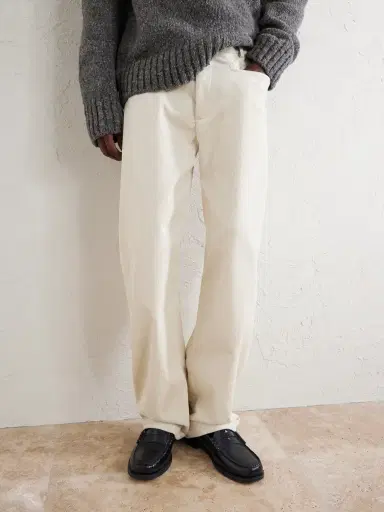 De Bonne Facture Gardian Wide-Leg Cotton-Corduroy Trousers - Men | Thumbnail 5