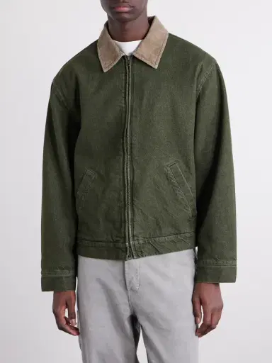 Aimé Leon Dore Corduroy-Trimmed Denim Jacket - Men | Thumbnail 3