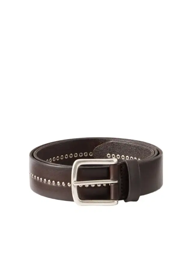 Anderson's 3cm Stud-Embellished Leather Belt - Men