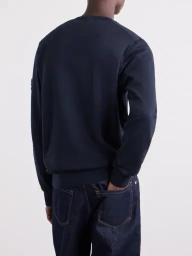 Stone Island Garment-Dyed Cotton-Fleece Sweatshirt - Men | Thumbnail 4
