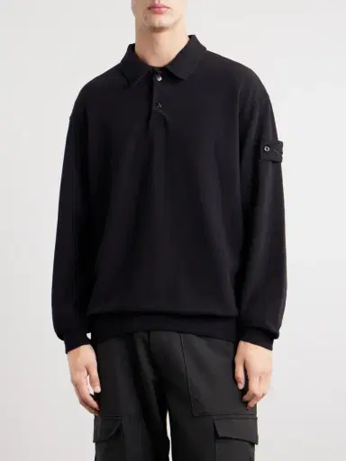 Stone Island STONE ISLAND GHOST Cotton-Jersey Polo Shirt - Men | Thumbnail 3 Stone Island STONE ISLAND GHOST Cotton-Jersey Polo Shirt - Men | Thumbnail 3