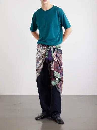 Dries Van Noten Hertz Cotton-Jersey T-Shirt - Men | Thumbnail 2