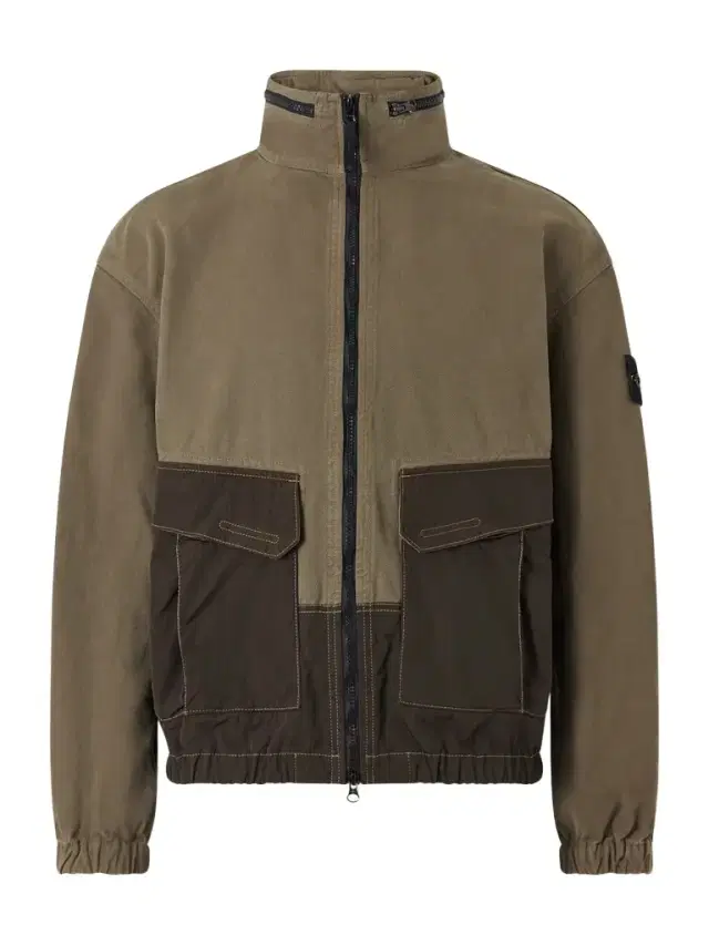Garment-Dyed Panama Cotton-Canvas and Nylon Bomber Jacket - Men Garment-Dyed Panama Cotton-Canvas and Nylon Bomber Jacket - Men
