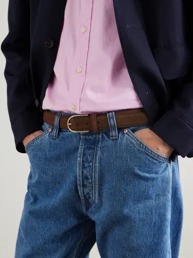 Anderson's 3cm Suede Belt - Men | Thumbnail 3