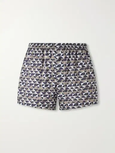 Zimmerli Printed Cotton-Satin Boxer Briefs - Men | Thumbnail 2
