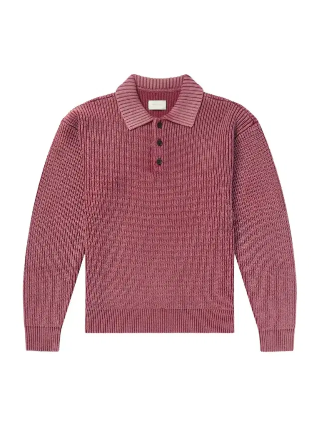 Aimé Leon Dore Knitted Cotton-Blend Polo Sweater - Men