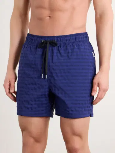 Onia Straight-Leg Mid-Length Checked Swim Shorts - Men | Thumbnail 2 Onia Straight-Leg Mid-Length Checked Swim Shorts - Men | Thumbnail 2