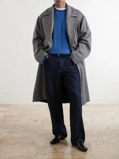 Dries Van Noten Rascott Double-Breasted Wool-Tweed Coat - Men | Thumbnail 2