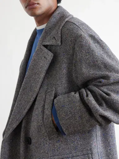 Dries Van Noten Rascott Double-Breasted Wool-Tweed Coat - Men | Thumbnail 5